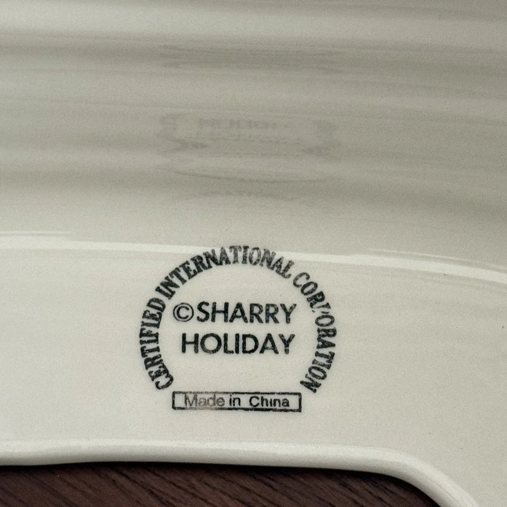 Vintage 80's Seashell Tissue Box Cover Sharry Holiday Coastal‎ Pastel Ceramic